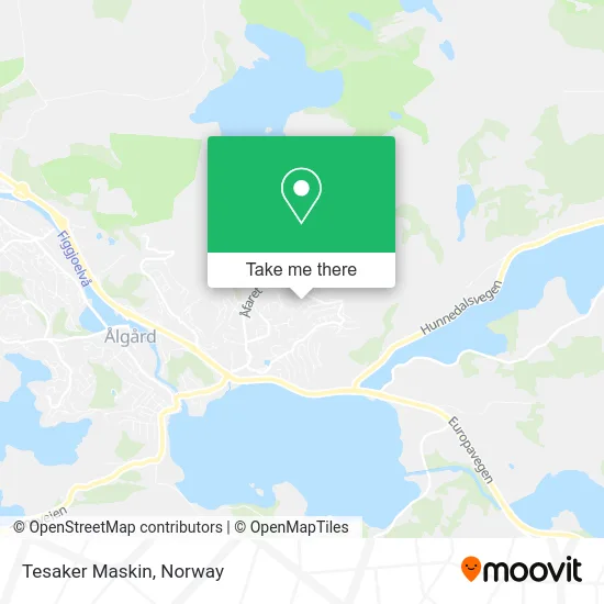 Tesaker Maskin map