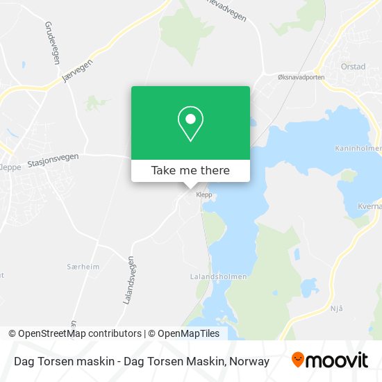 Dag Torsen maskin - Dag Torsen Maskin map