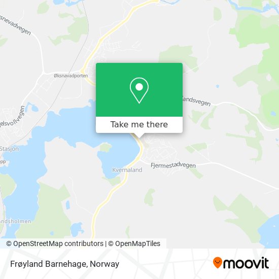 Frøyland Barnehage map