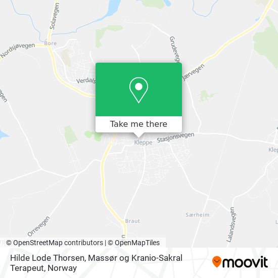 Hilde Lode Thorsen, Massør og Kranio-Sakral Terapeut map