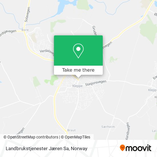 Landbrukstjenester Jæren Sa map