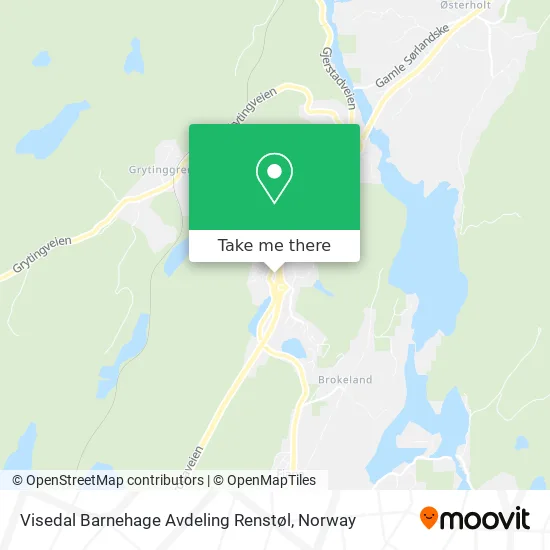 Visedal Barnehage Avdeling Renstøl map