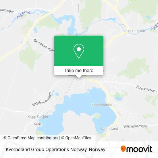 Kverneland Group Operations Norway map