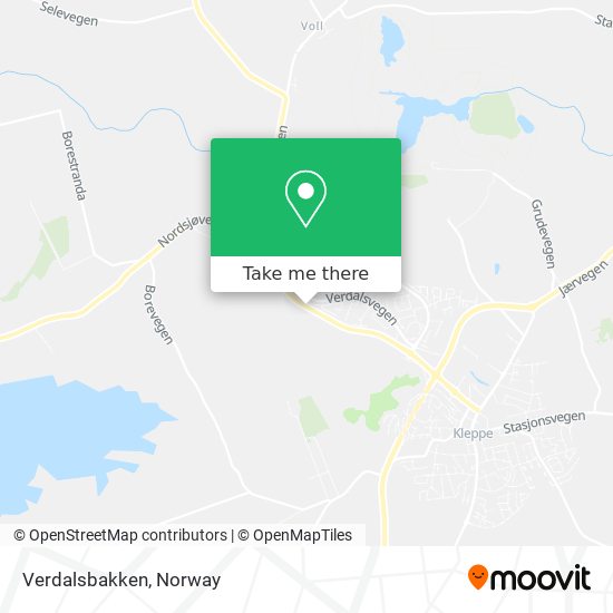 Verdalsbakken map