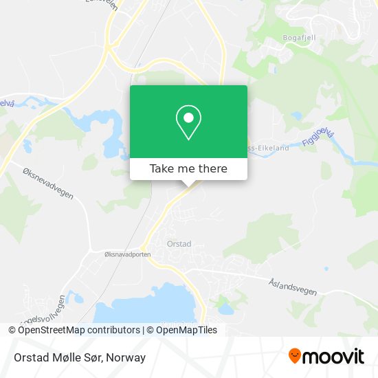 Orstad Mølle Sør map