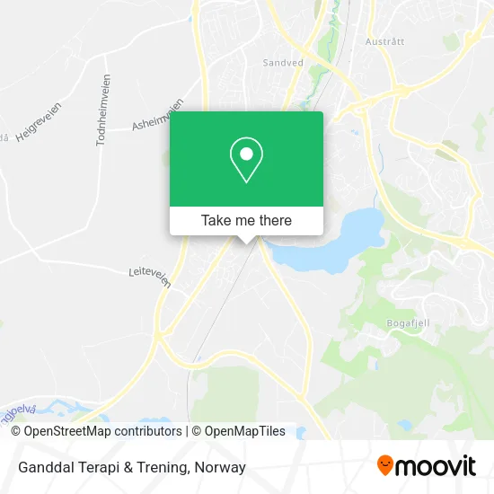 Ganddal Terapi & Trening map