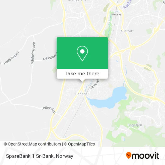 SpareBank 1 Sr-Bank map