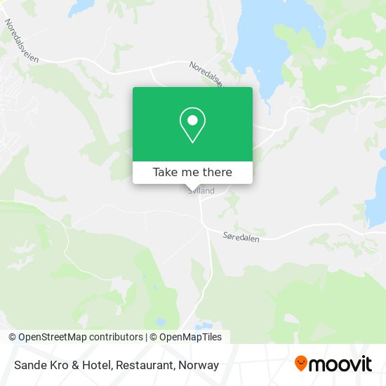 Sande Kro & Hotel, Restaurant map