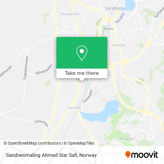 Sandnesmaling Ahmed Siar Safi map