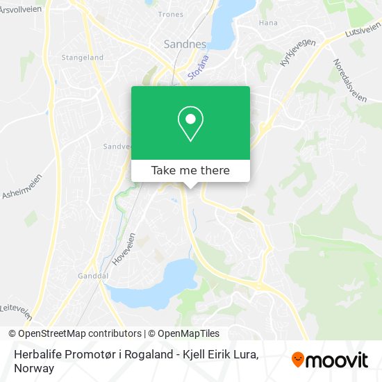 Herbalife Promotør i Rogaland - Kjell Eirik Lura map