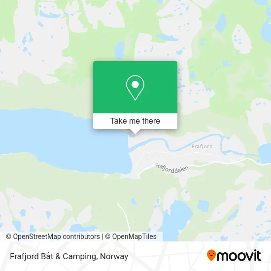 Frafjord Båt & Camping map