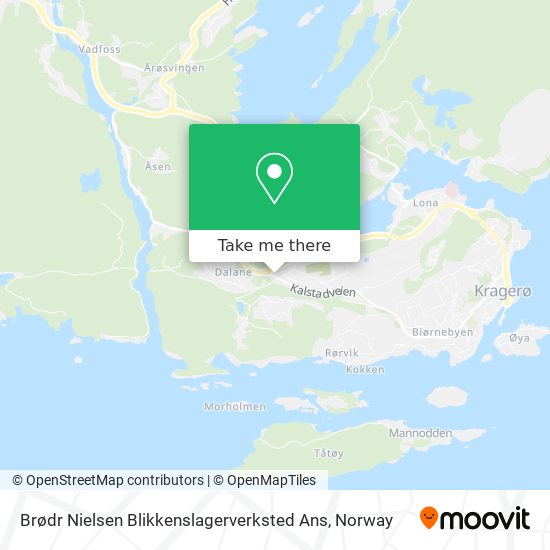 Brødr Nielsen Blikkenslagerverksted Ans map
