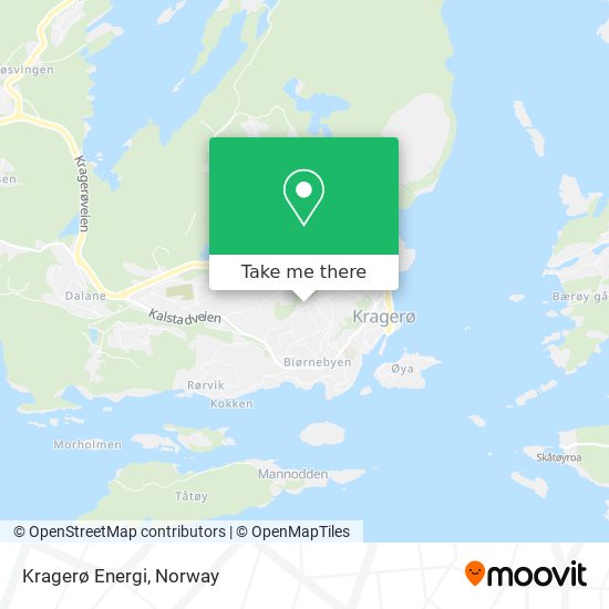 Kragerø Energi map