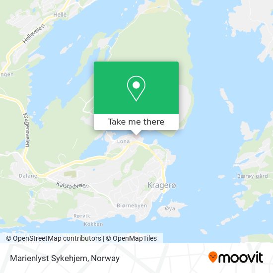 Marienlyst Sykehjem map