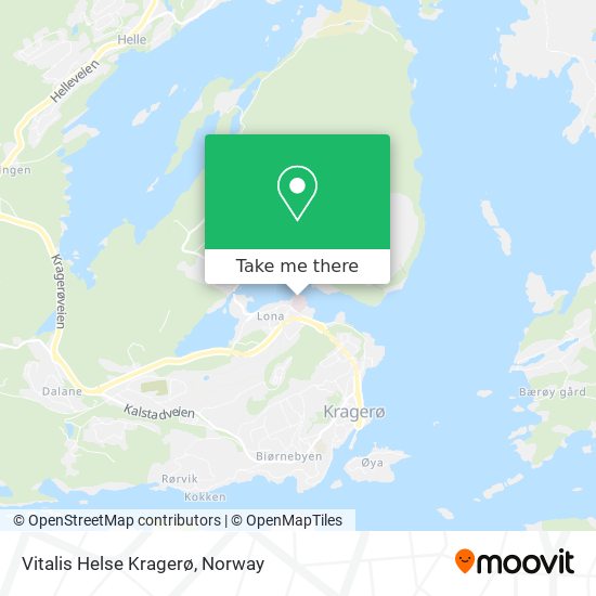 Vitalis Helse Kragerø map