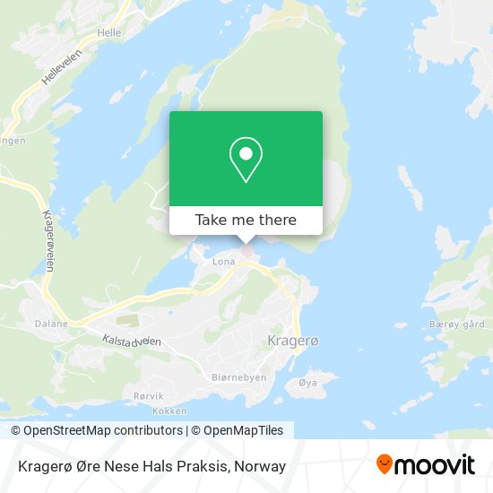 Kragerø Øre Nese Hals Praksis map