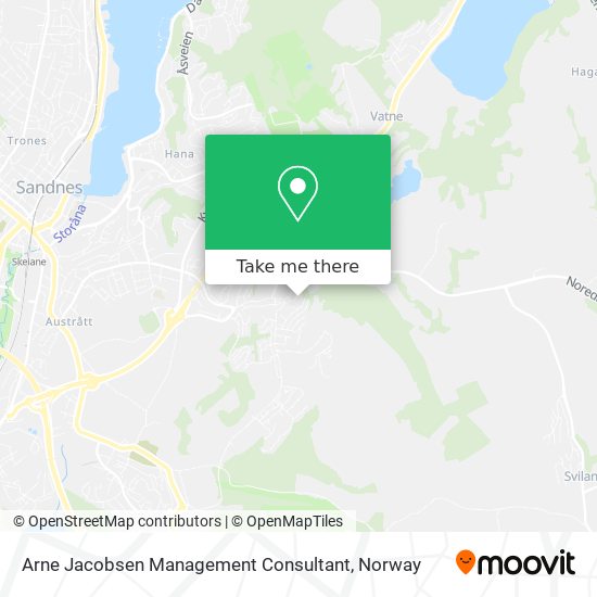 Arne Jacobsen Management Consultant map