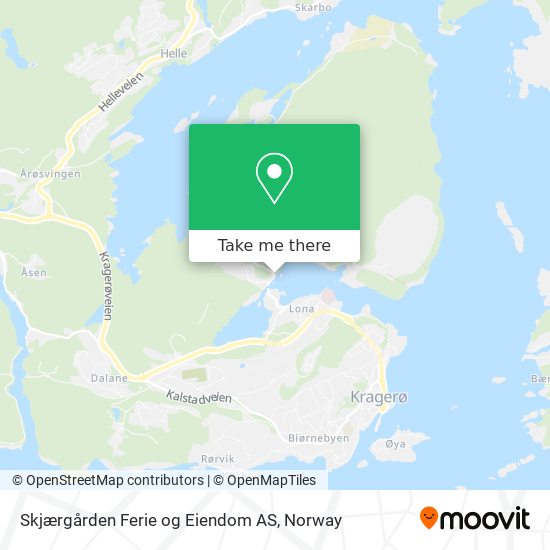 Skjærgården Ferie og Eiendom AS map