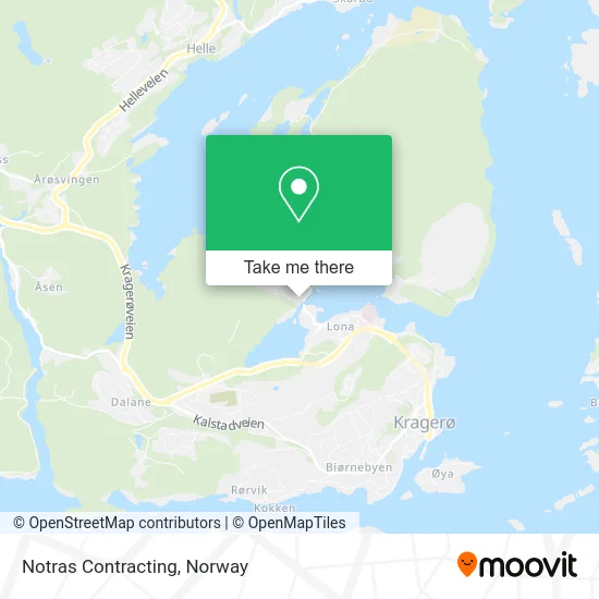 Notras Contracting map