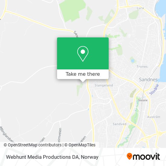 Webhunt Media Productions DA map