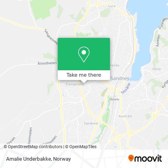 Amalie Underbakke map