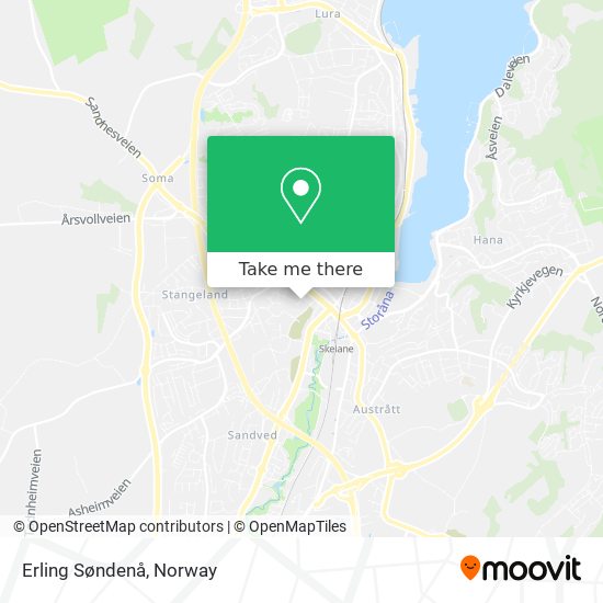 Erling Søndenå map