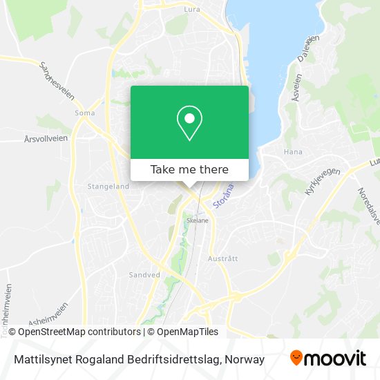 Mattilsynet Rogaland Bedriftsidrettslag map