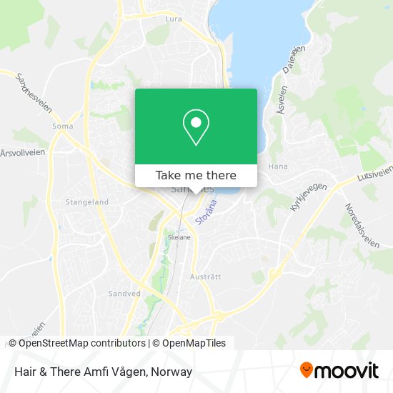 Hair & There Amfi Vågen map