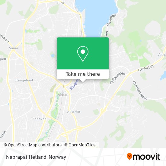 Naprapat Hetland map