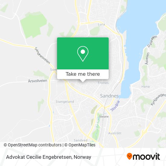 Advokat Cecilie Engebretsen map