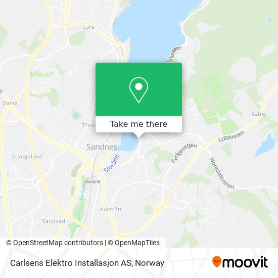 Carlsens Elektro Installasjon AS map