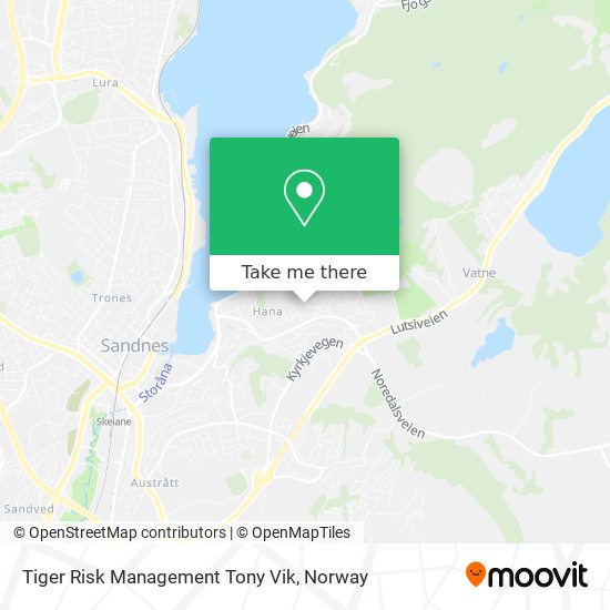 Tiger Risk Management Tony Vik map