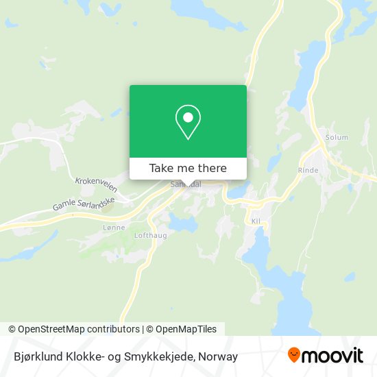 Bjørklund Klokke- og Smykkekjede map