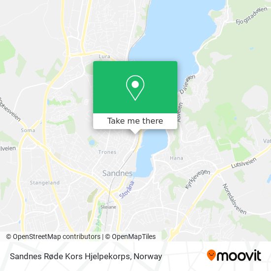 Sandnes Røde Kors Hjelpekorps map