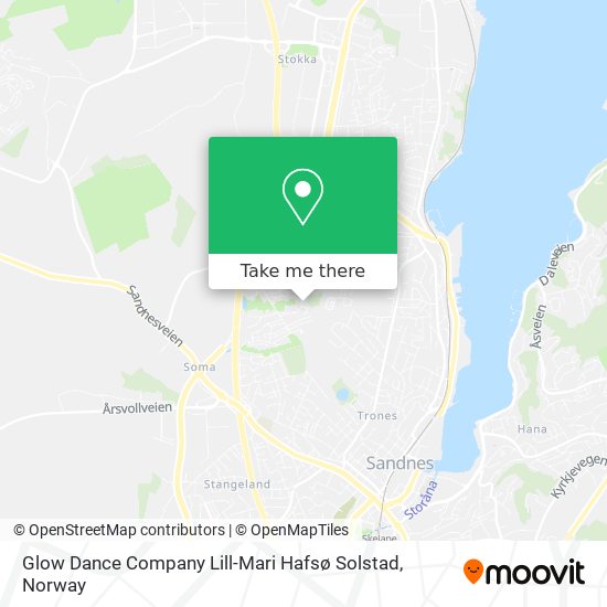 Glow Dance Company Lill-Mari Hafsø Solstad map