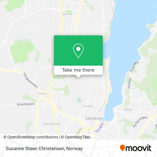 Susanne Steen Christensen map