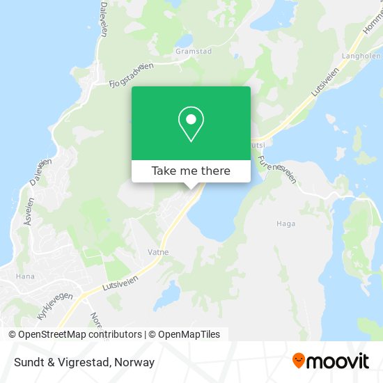 Sundt & Vigrestad map