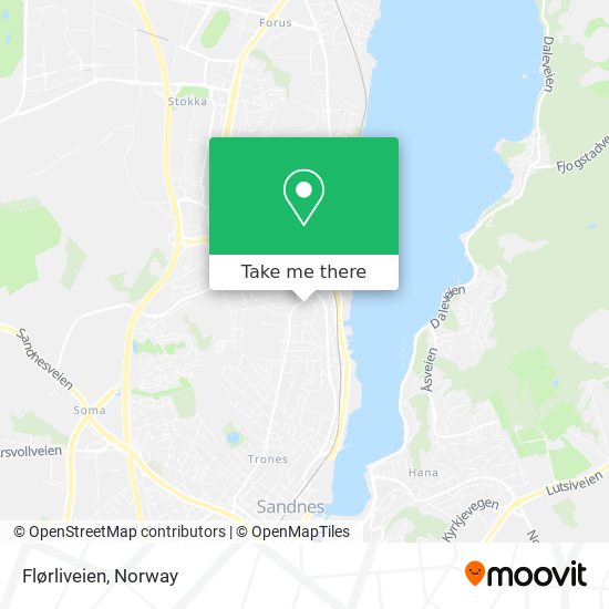 Flørliveien map