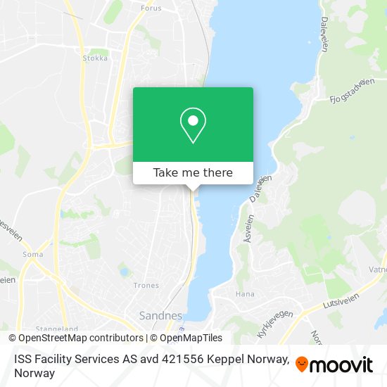 ISS Facility Services AS avd 421556 Keppel Norway map