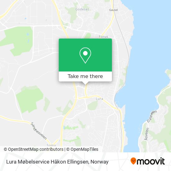 Lura Møbelservice Håkon Ellingsen map