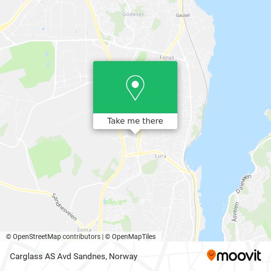 Carglass AS Avd Sandnes map