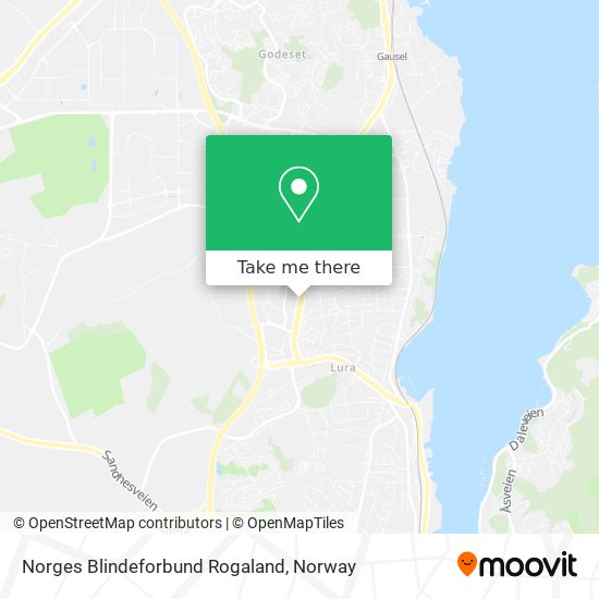 Norges Blindeforbund Rogaland map