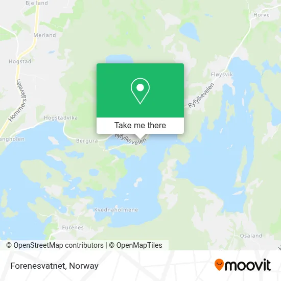 Forenesvatnet map
