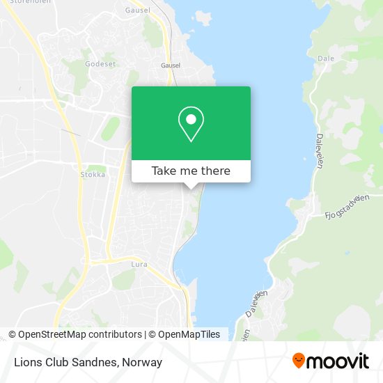 Lions Club Sandnes map