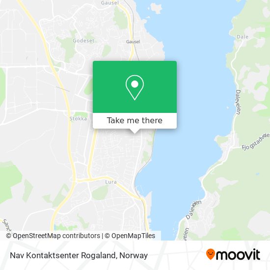 Nav Kontaktsenter Rogaland map