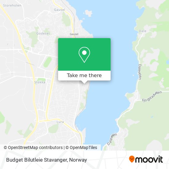 Budget Bilutleie Stavanger map