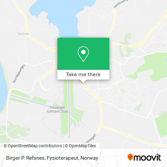 Birger P. Refsnes, Fysioterapeut map