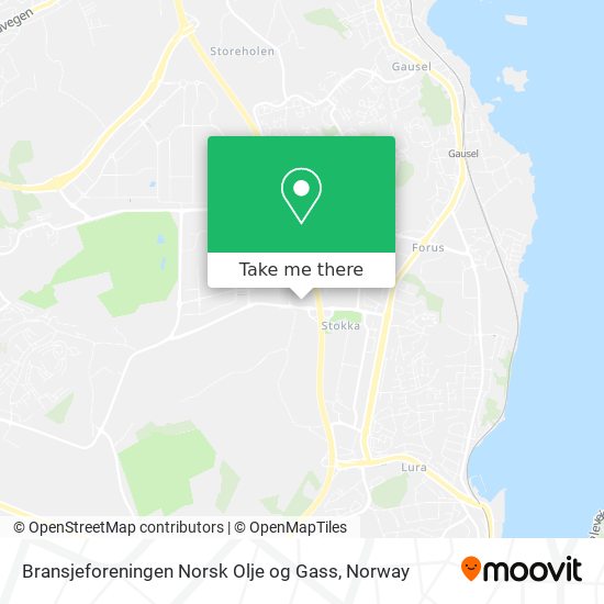 Bransjeforeningen Norsk Olje og Gass map