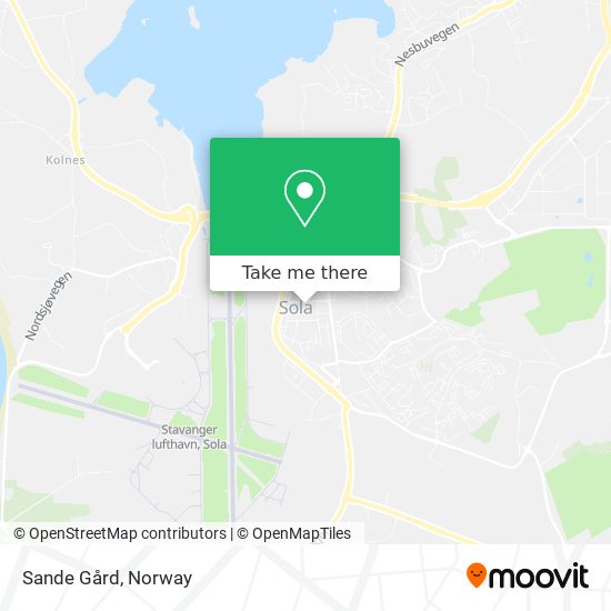 Sande Gård map