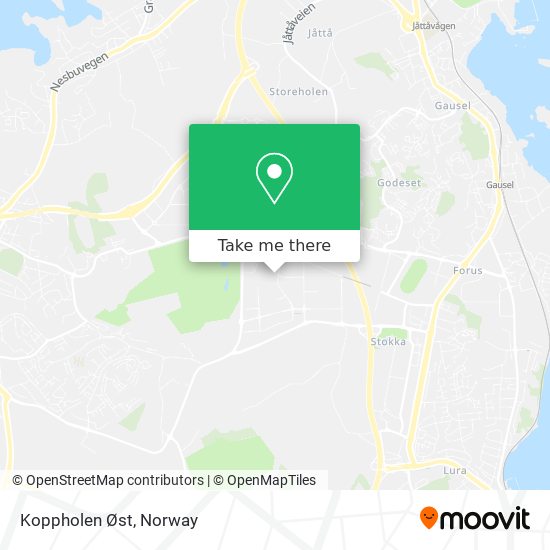 Koppholen Øst map